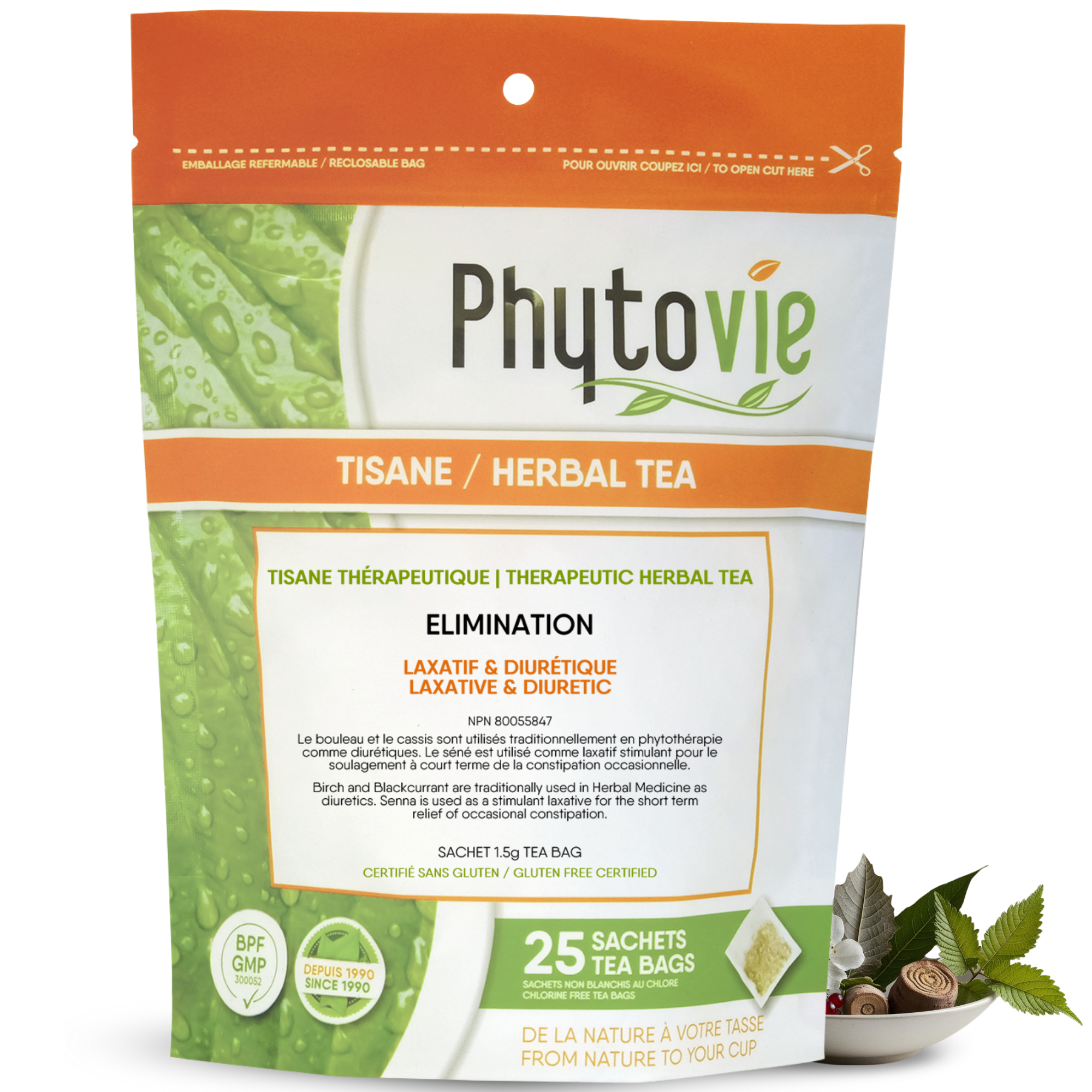 Phytovie - Élimination | Laxatif & Diurétique | 25 Sachets