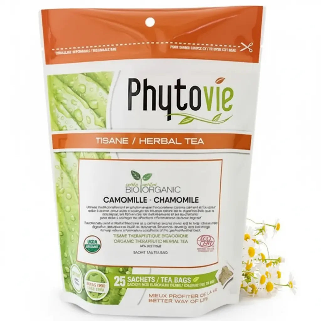 Phytovie - Camomille Bio | Calmant & Digestif | 25 sachets Phytovie
