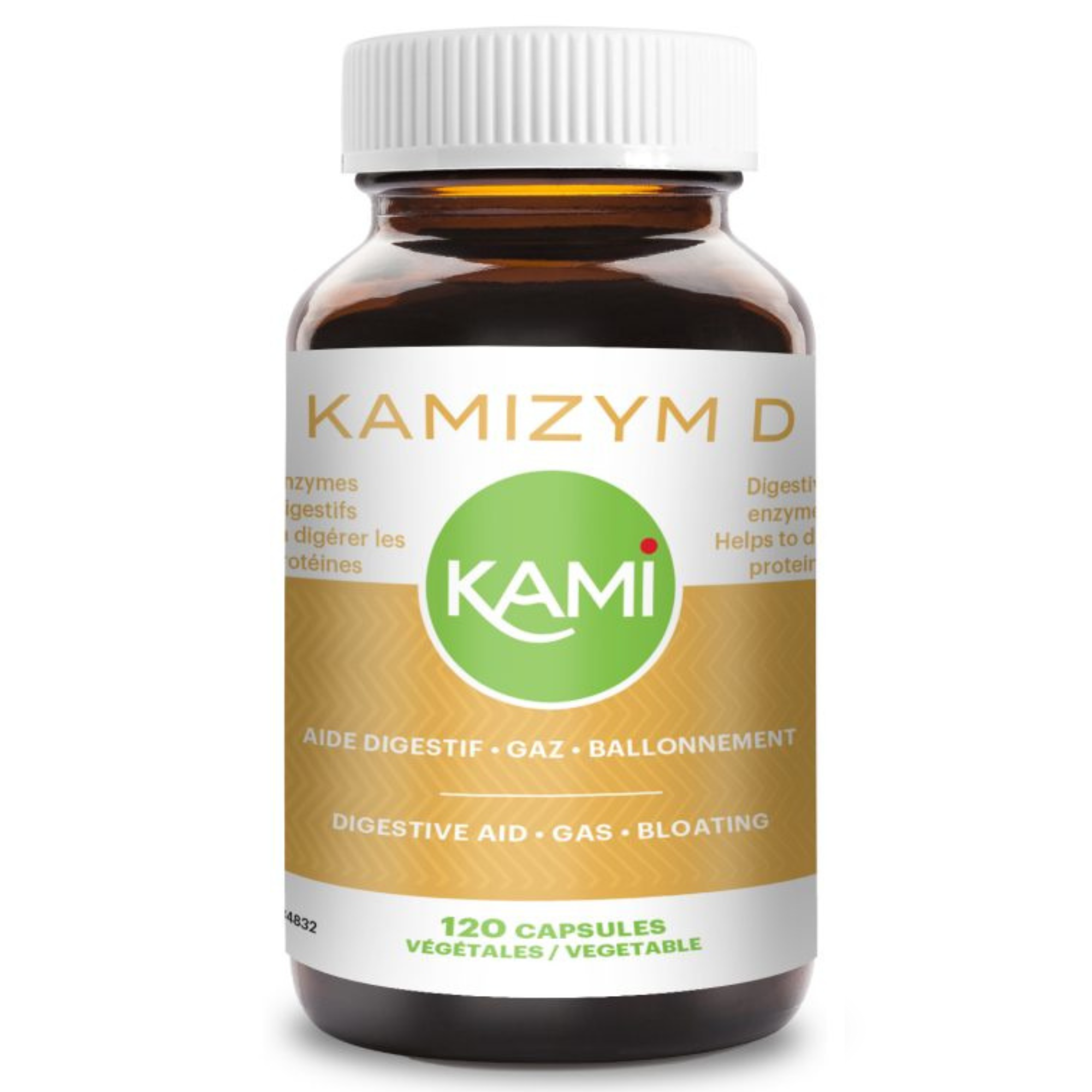 Phytovie - Kamizym-D | Soutien Digestif Après Repas | 120 Capsules