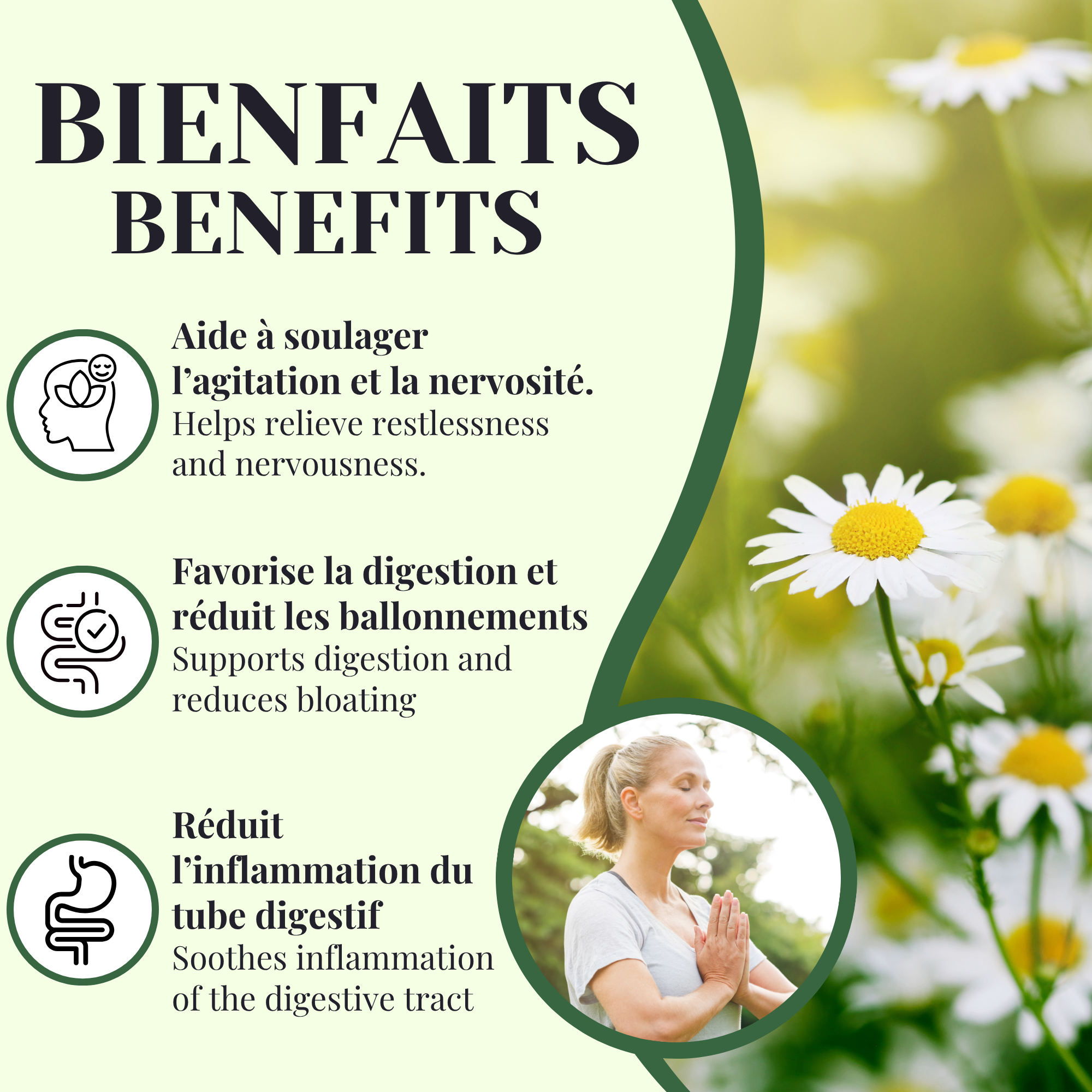 Phytovie - Camomille Bio | Calmant & Digestif | 50 Sachets