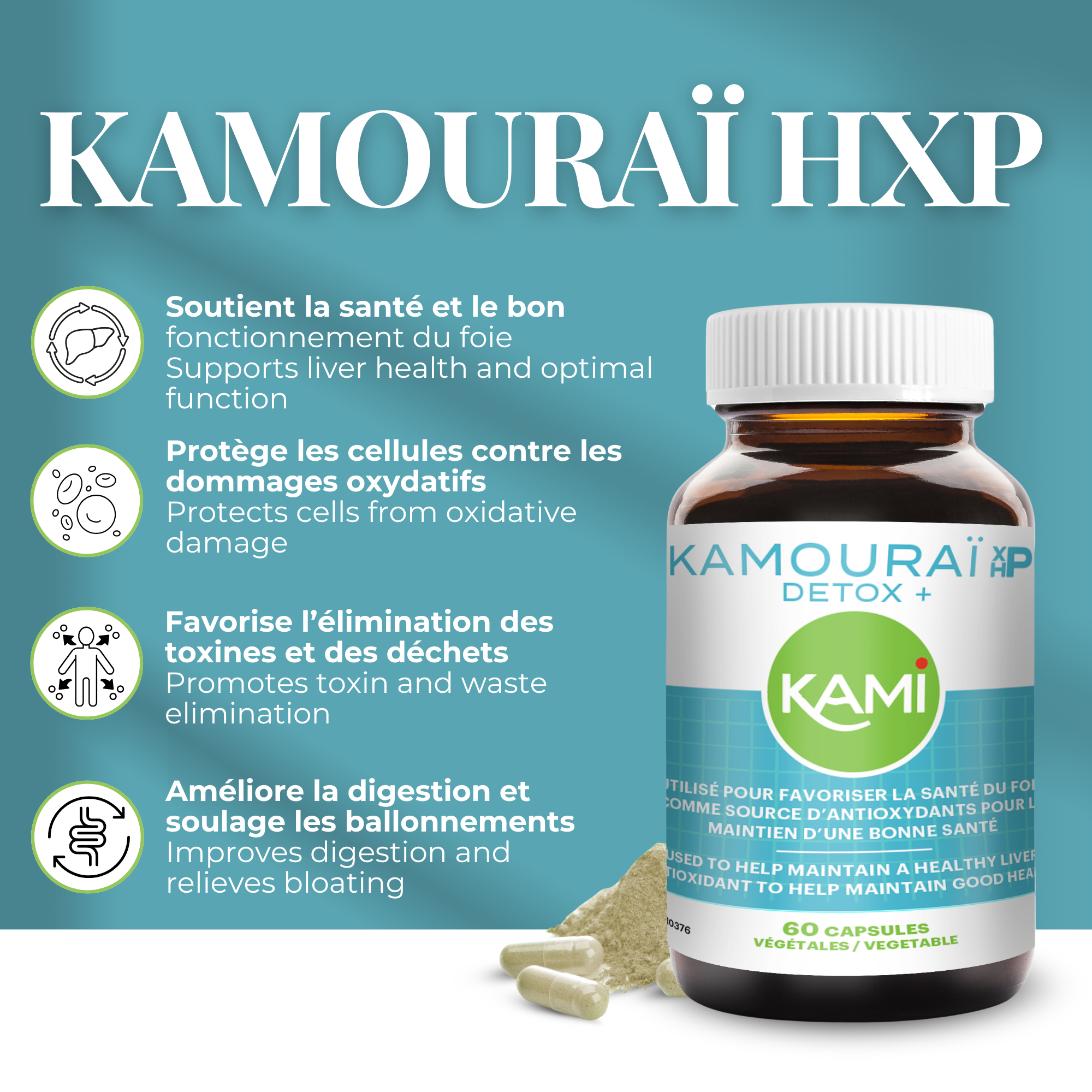 Phytovie - KAMOURAÏ XHP | Santé Du Foie | 60 Capsules
