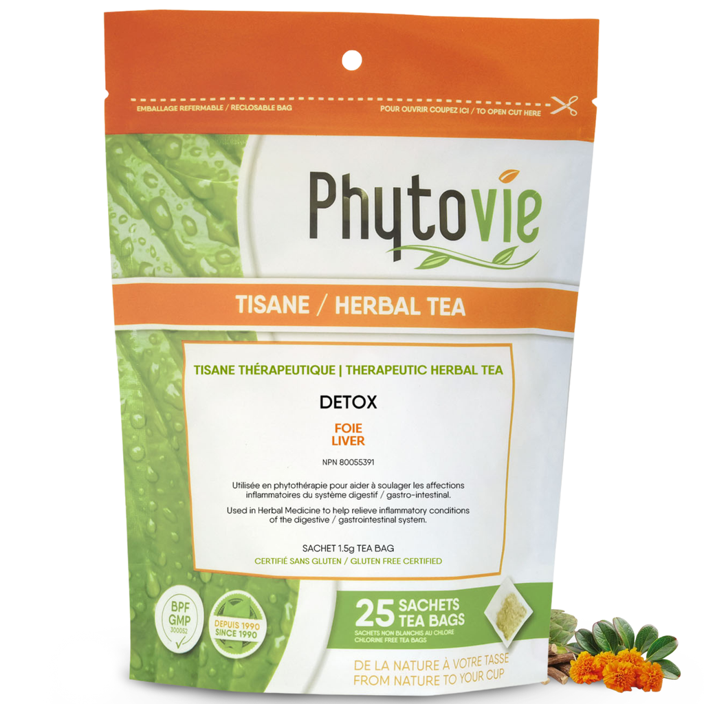 Phytovie - Détox Foie | Équilibre Digestif & Hépatique | 25 Sachets