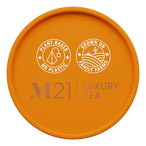 Tega Organic Tea - Thé de Luxe à la Crème Dorée d'Érable | Canadien | 12 Sachets de Thé