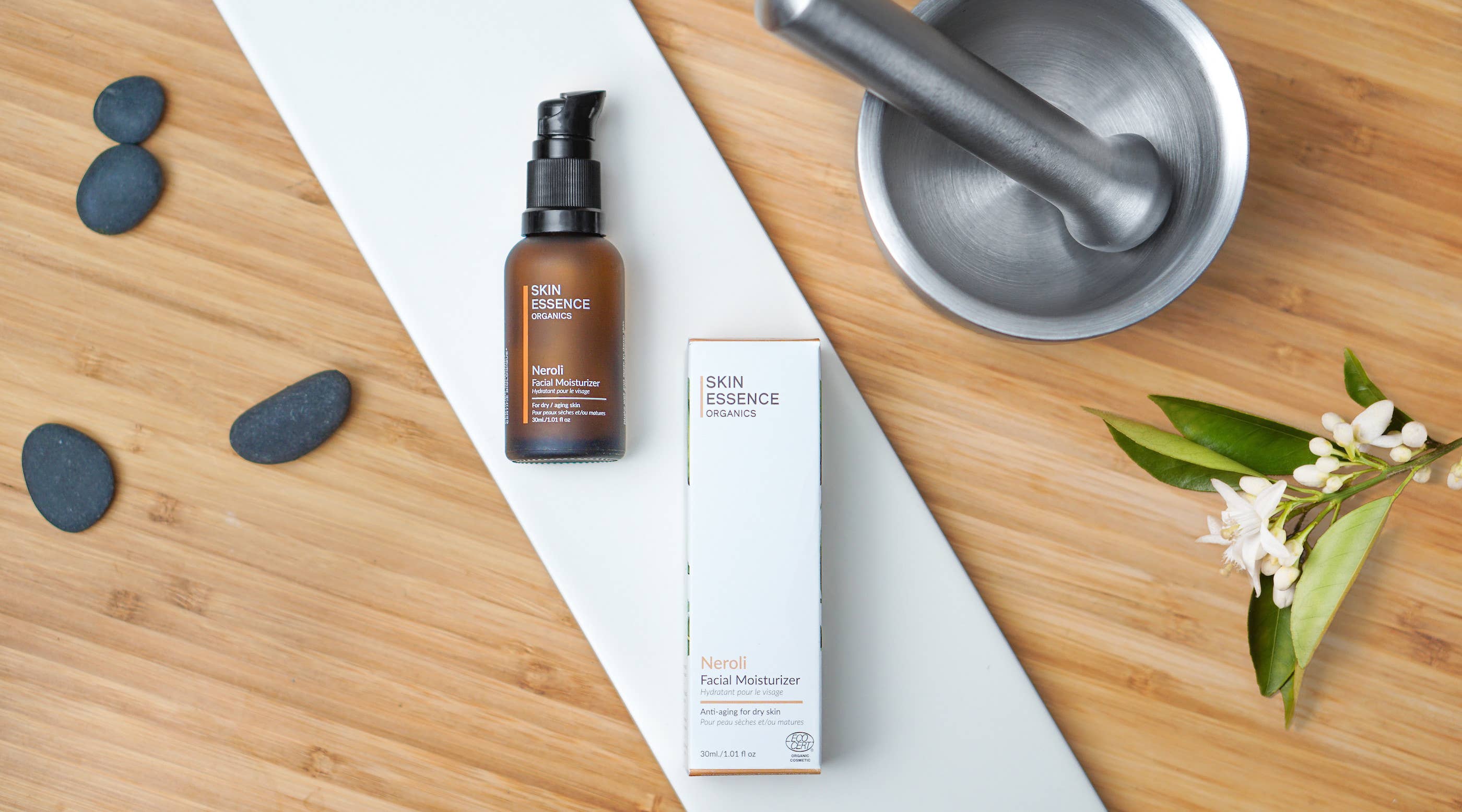 Skin Essence Organics - Néroli - Sérum Hydratant Visage (Anti-Age Pour Peaux Sèches)