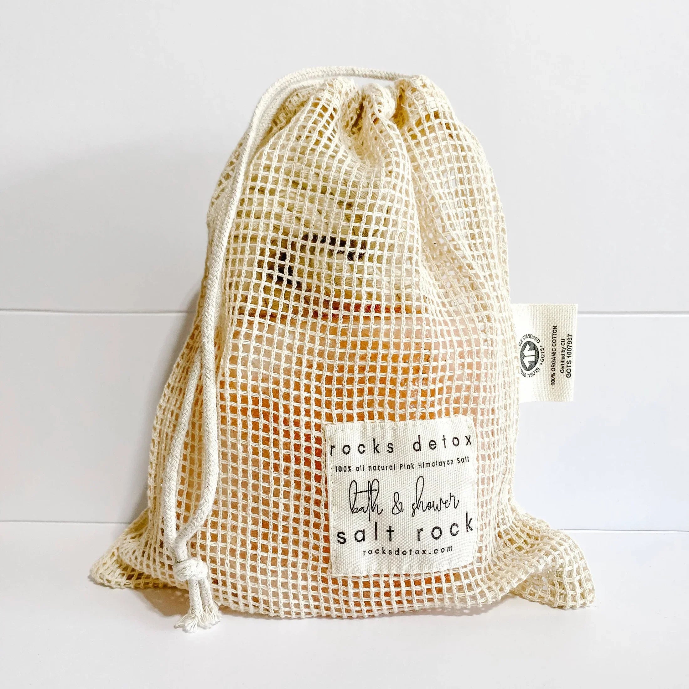 Rocks Detox - Small pink Himalayan bath and shower salt rock: Lavender