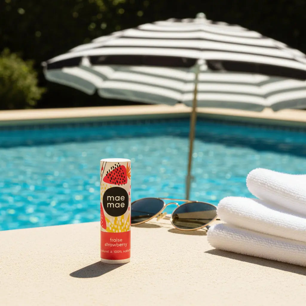 Baume a lèvre 100 % naturel aux fraise Phytovie