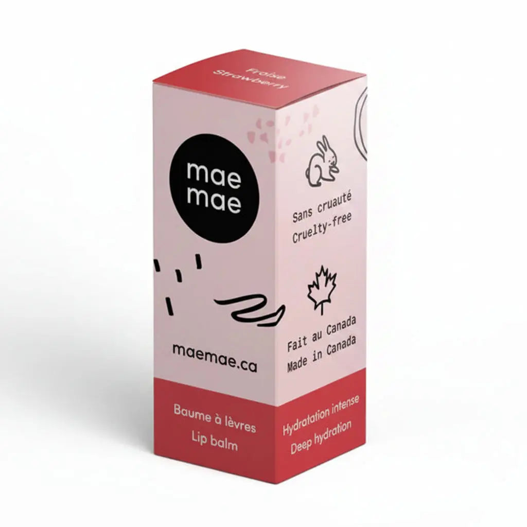 Baume a lèvre 100 % naturel aux fraise Phytovie