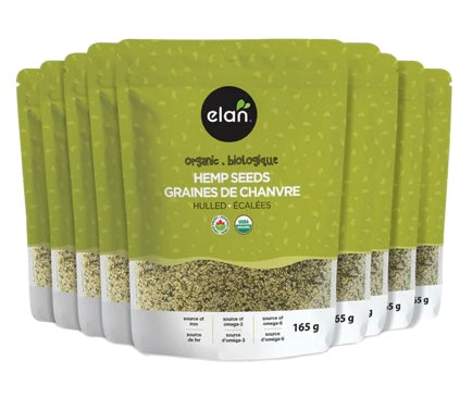 Graines de chanvre crues biologiques