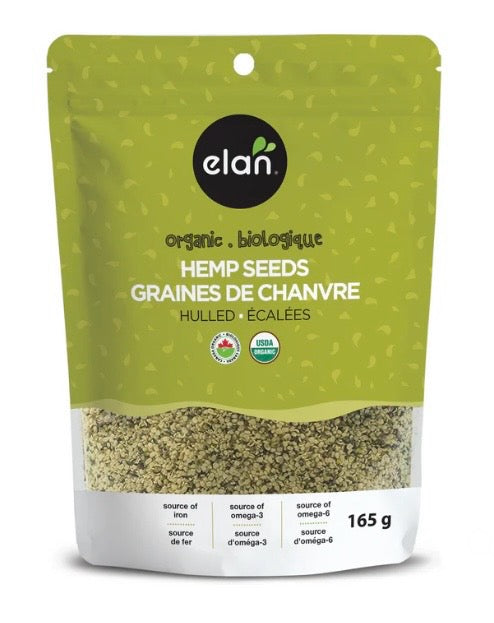 Graines de chanvre crues biologiques