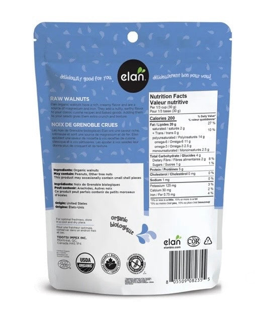 Noix de grenoble biologiques