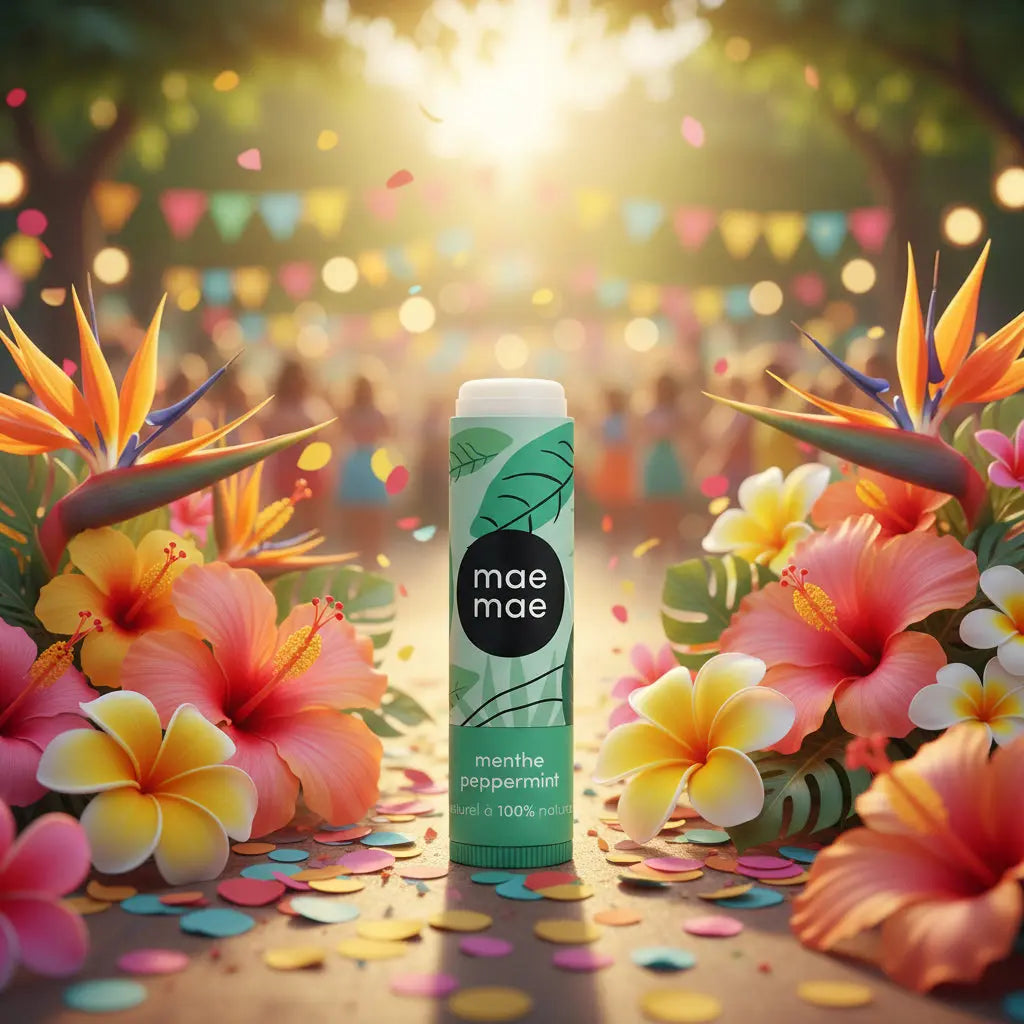Baume à lèvre à la menthe 100% naturel Phytovie