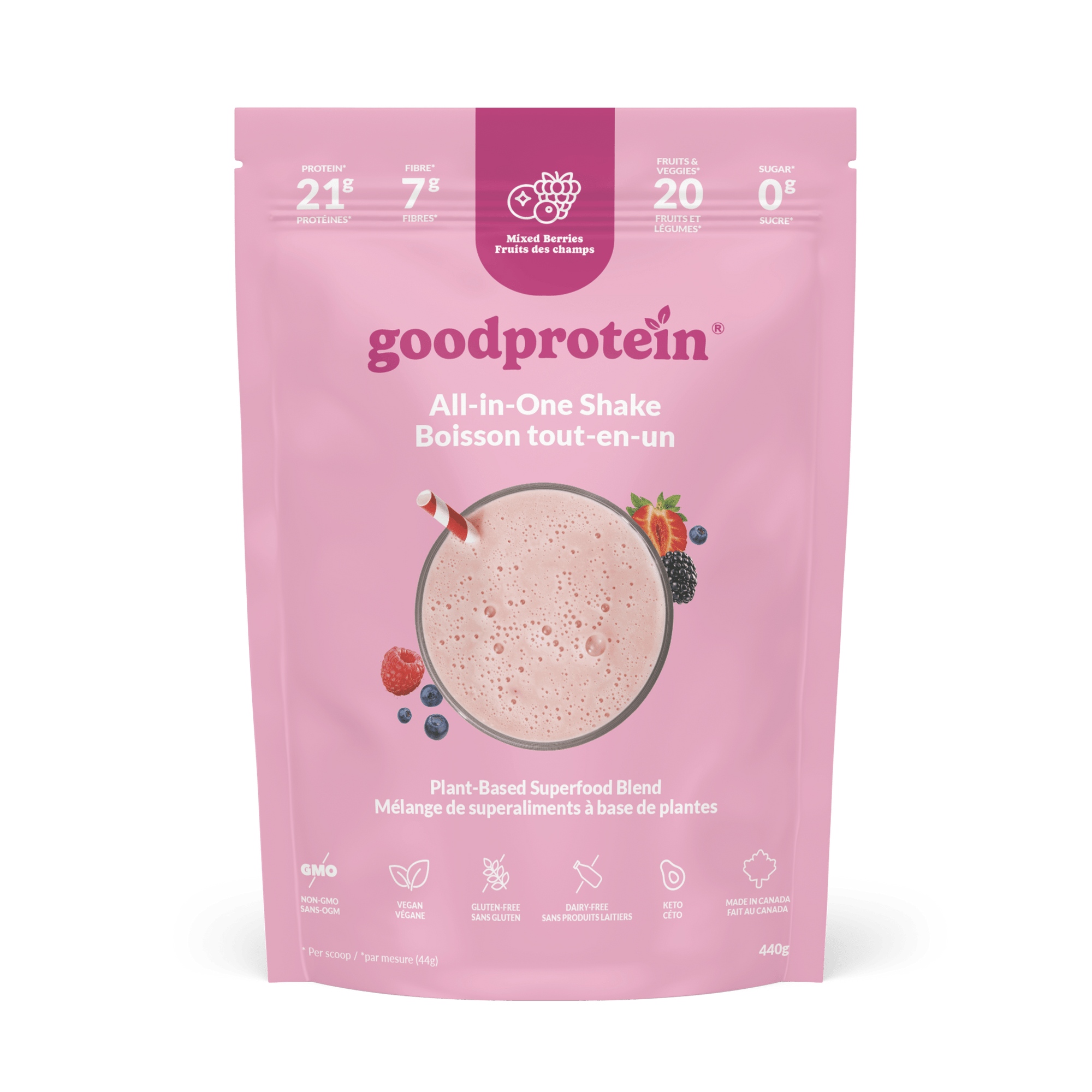 Protéines en poudre - Goodprotein 440g