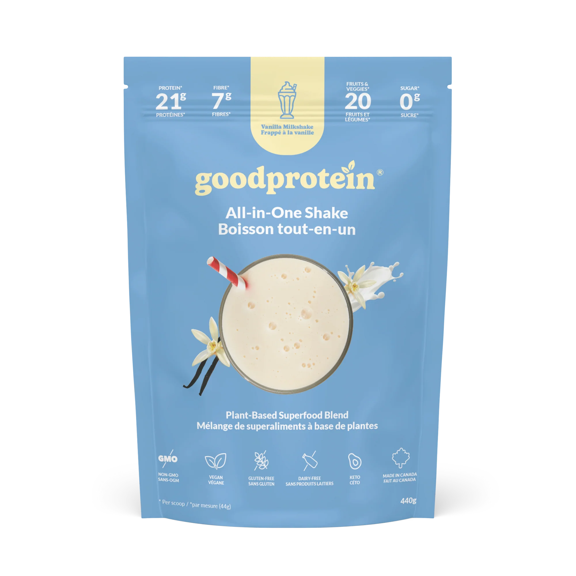 Protéines en poudre - Goodprotein 440g