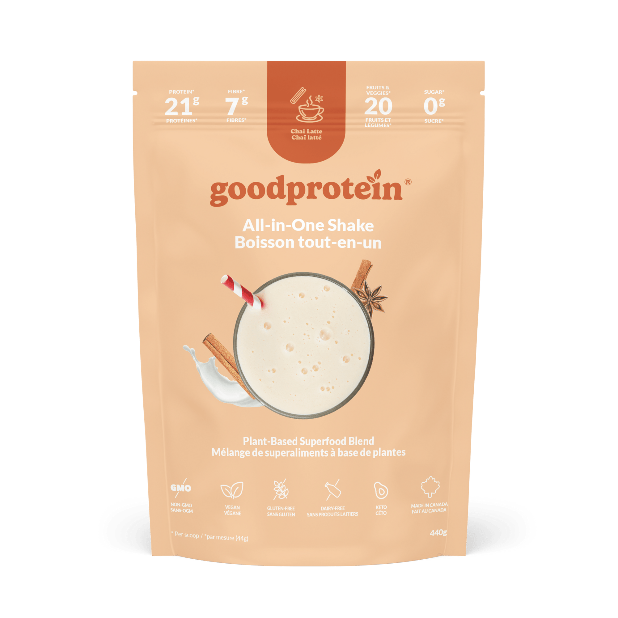 Protéines en poudre  - Goodprotein 440g