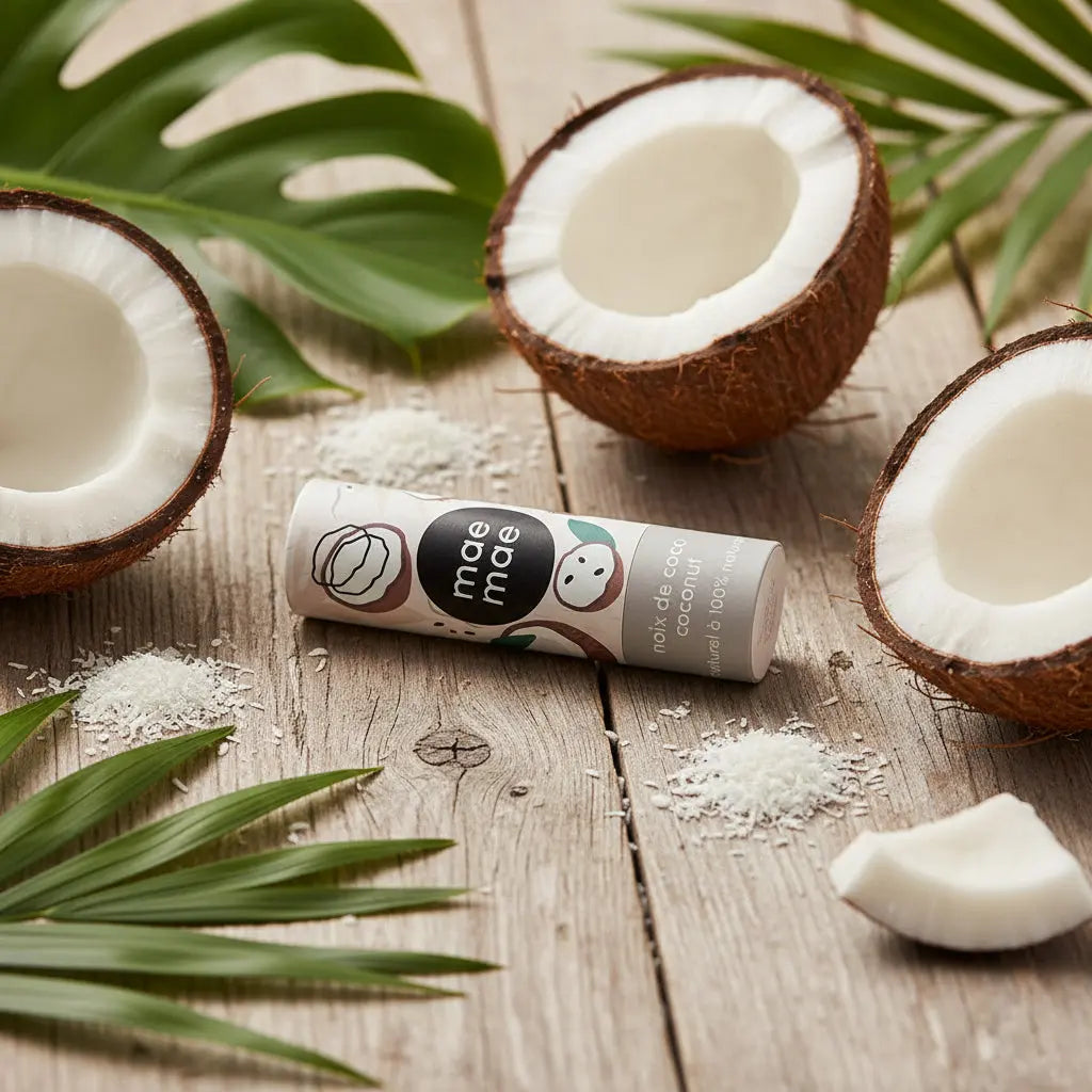 Baume à lèvres naturel à la noix de coco 100% naturel Phytovie