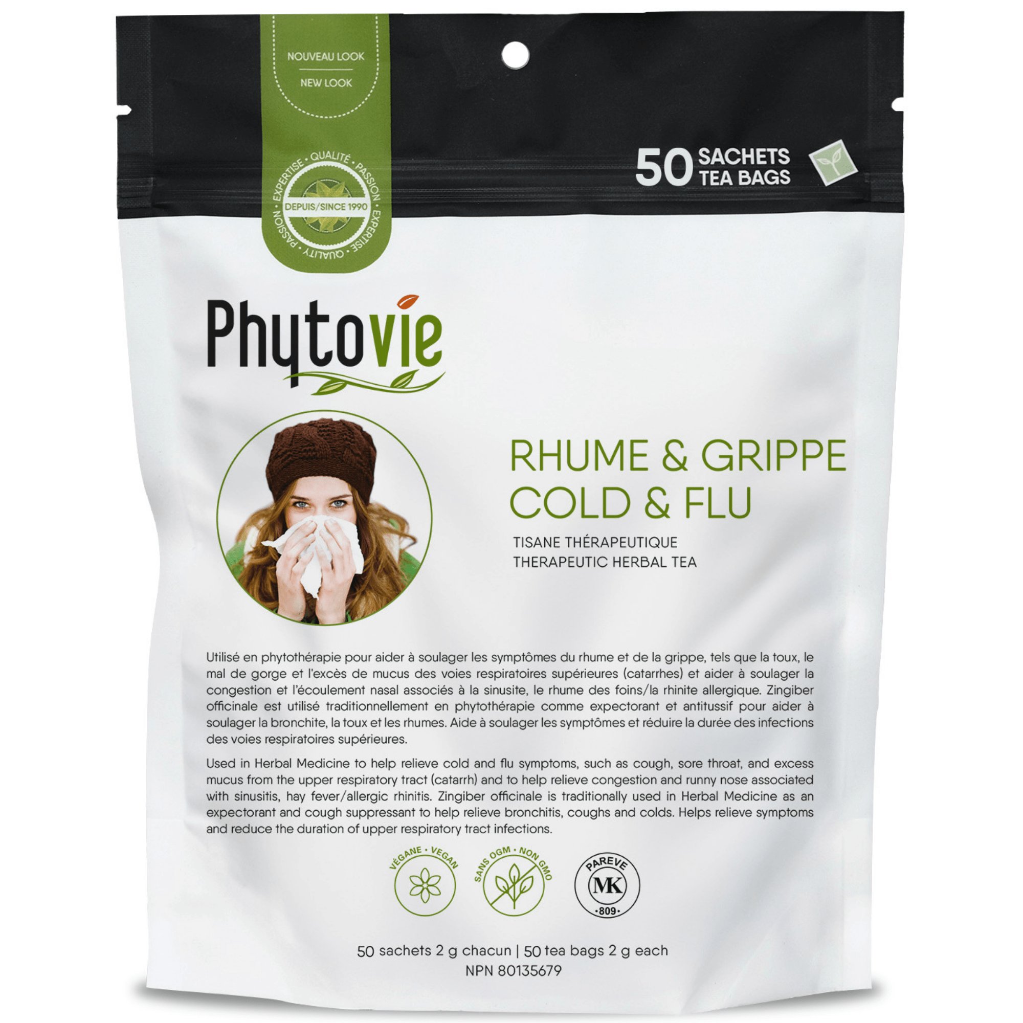 Phytovie - Rhume & Grippe | 50 Sachets
