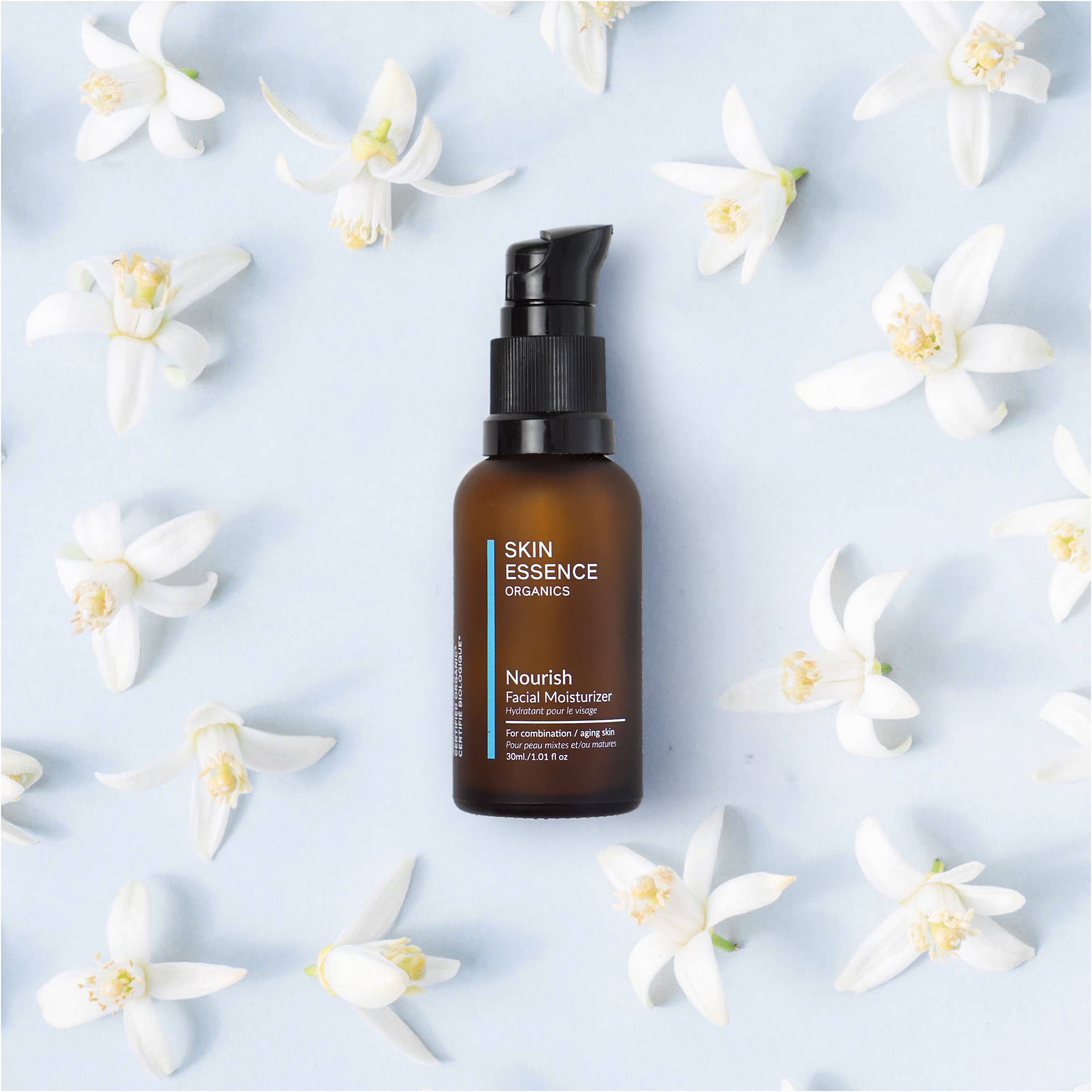 Skin Essence Organics - Sérum Hydratant Nourish-Visage (Anti-Age Pour Peaux Combo