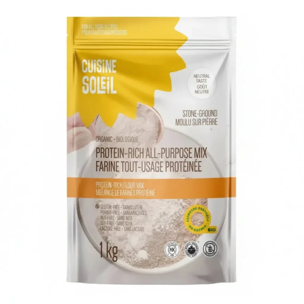 Farine tout - usage sans gluten biologique - Cuisine soleil - 1 kl Cuisine Soleil