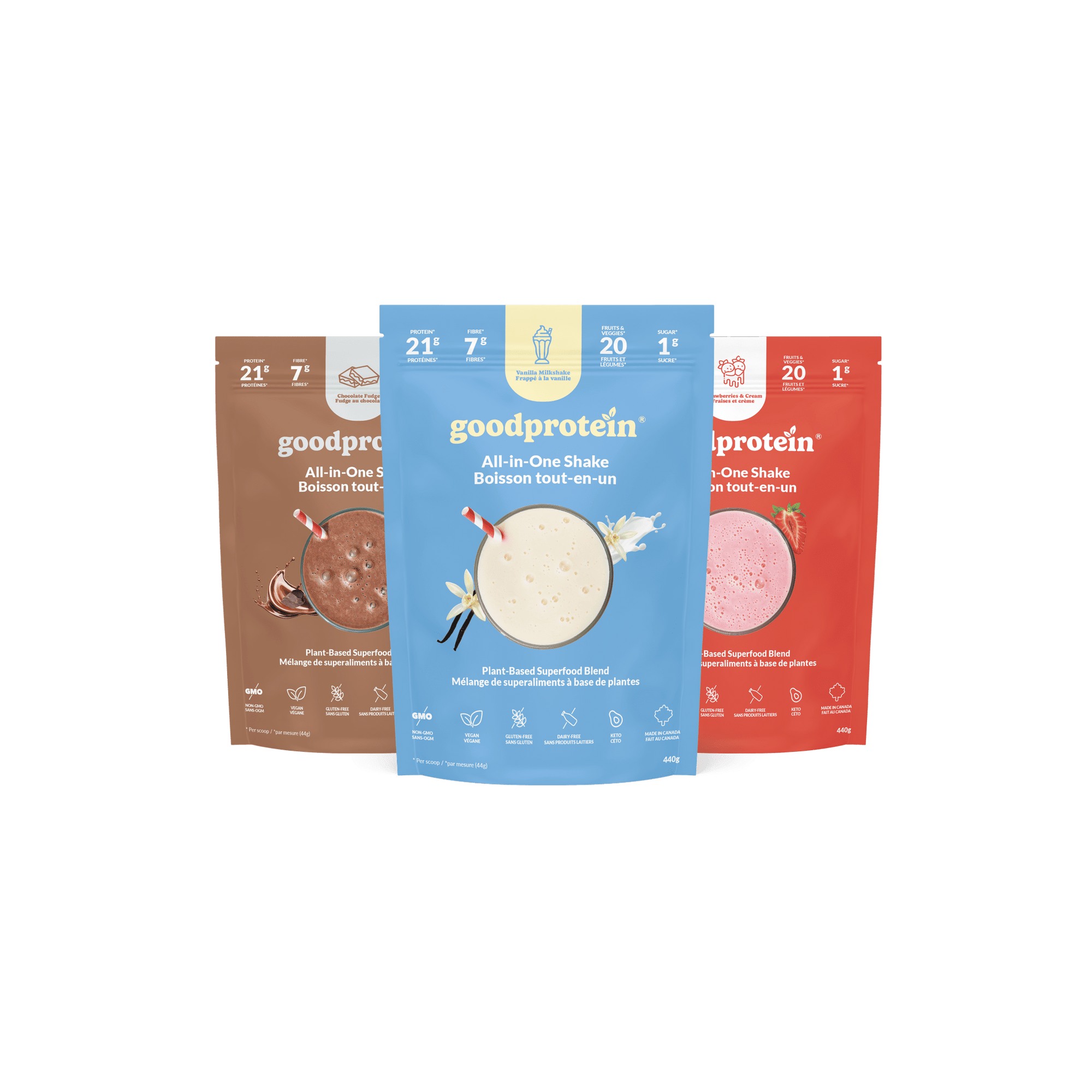 Protéines en poudre - Goodprotein 440g